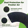 Carbon Filters Compatible with Litter-Robot 4, 8-Pack, 0.5-Inch Thick