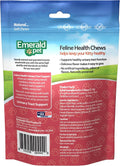 Emerald Pet Feline Health Chews UT Support — Natural Grain Free Urinary Tract Health Cat Chews — Cat Urinary Supplements with Cranberry, Chicory Root, and Dandelion Leaf Extract — Made in USA, 2.5 oz
