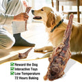 Natural Beef Tail Bones for Dogs - Long-Lasting Dental Chew, Rawhide-Free & Digestible Dog Treats,Single Ingredient Gras