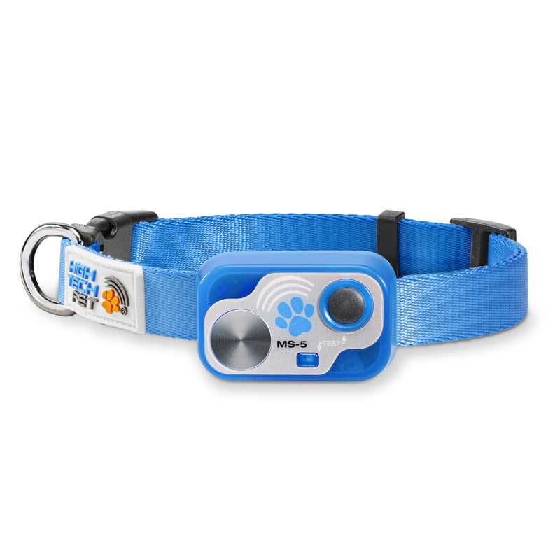 Genuine MS-5® Designer Series Automatic Pet Door Collar Tested & Certified by High Tech Pet for Dogs and Cats - Complies with Power Pet Door Performance Warranty, Waterproof (Blue, Dog)