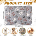 Tuanse 4 Pack Soft Pet Bed Mat Small Dog Crate Fleece