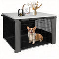 Rockever Dog Crate Cover with Tabletop for 36 Inch Dog Cage, Heavy Duty Dog Kennel Cover, Waterproof UV-Resistant Polyester Pet Kennel Cover (Crate Not Include)