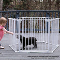 Qdos Safety Construct-A-SafeGate Long Extension | White | Extra 23.5" Section for Qdos Safety Construct-A-SafeGate - Use to create extra-large or freestanding baby gates
