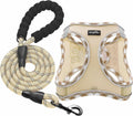 haapaw Dog Harness with Leash Set, No Pull Adjustable Reflective Step-in Puppy Harness with Thickened Padded Vest for Ex