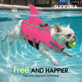 Dog Life Jacket, Small Dog Shark Life Vest for Swimming