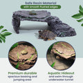Large Turtle Tank Kit for Aquatic Turtles – Complete Starter Habitat with Filter, UVB Lamp, Basking Platform, Plants, Fe