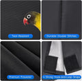 LWFCOEE Bird Cage Cover, 33”L×23”W×41”H Large Birdcage Covers for Night, Waterproof Heavy Duty Cage Covers for Parrot Pa