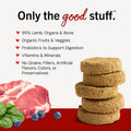 Stella & Chewy's Freeze-Dried Raw Dinner Patties - Dandy Lamb Recipe - High Protein Grain-Free Puppy & Dog Food - Perfec