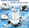 Poafamx Ice Bath Chiller 1/3 HP with External Filter & Water Pump Hoses