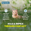 Seresto Cat Vet-Recommended Flea & Tick Treatment & Prevention Collar for Cats | 8 Months Protection