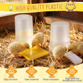 2 Pack Quail Water Feeder, Anti Drowning Design, 400ml