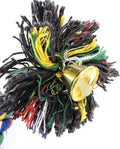 WishLotus Bird Perches, Parrot Colorful Climbing Rope Swing Toys Parrot Stand with Bell and Hanging Clip for Parrots, Bu