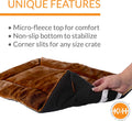 K&H PET PRODUCTS Self-Warming Crate Pad Mocha X-Small 14 x 22 Inches