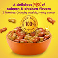 Meow Mix Tender Centers, Salmon & White Meat Chicken Flavors, Dry Cat Food, 20 lb. Bag