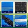 Dunzy 4 Pcs Calf Blanket Calf Coat Jacket Foal Blanket Warming Waterproof Windproof Saver Livestock for Cows Goats