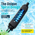AquaMiracle 8W In-line U - V Clarifier for Aquarium Green & Cloudy Water