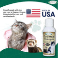 Mad About Organics Oatmeal Shampoo for Cats & Small Pets – Gentle, Balanced Formula for Skin & Coat Health – Comforts Dry Skin Care for Small Pets 4 Weeks & Up, Including Pregnant Pets – 4 oz