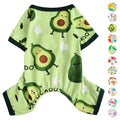 Dog Pajamas Pjs Summer Fall Dog Clothes for Small Dogs Girl - Boy -Small - Medium Size Dogs, Soft Stretchy Puppy Clothes Doggie Onesies Cat Pet Jammies Outfit, Avocado Green, S