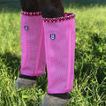 Fine Mesh Fly Boots Loose Fitting & Non-Slip Horse Fly Leggings Fleece Air Flow (Set of 4)