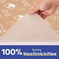 Cooyes Large Dog & Cat Food Mat 16"×24", Ultra-Absorbent Dog Bowl Mat