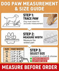 Non Slip Dog Socks with Double Sided Grips for Hardwood Floors L