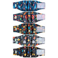 wegreeco Small Dog Diapers Male,Reusable Belly Bands for Male Dogs,Washable Doggie Puppy Diapers Wraps,Medium Large Size(5 Pack Small)