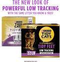 Purina Tidy Cats Performance Plus Feet Unscented Low Tracking, Clumping, Odor Control Kitty Litter - 22 lb. Box