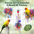 Matutinus Bird Toys, Parakeet Foraging Toy, Hanging Chewing Toy, Bird Cage Accessories – Suitable for Cockatiels, Budgies, Lovebirds, Conures and Other Small Parrots