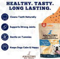 Amazing Dog Treats - Cow Ears for Dogs - (50 Count) - 100% Beef - All Natural Rawhide Alternative