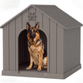 Fancyango Large Dog House for Medium to Large Dogs – Sturdy Waterproof Doghouse for Indoor/Outdoor Use with Air Vents an