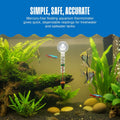 Penn-Plax Therma-Temp Floating Aquarium Thermometer - Multicolor, 4.25 in