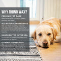 Rhino Wax Trail Paw Wax for Dog Hiking, Rocks, Trails & Rough Terrain