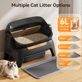Meowant Extra Large Automatic Litter Box, Infrared Scanning and Anti-Pinch