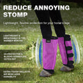 Harrison Howard Loose Fitting Fly Boots UV-Protective Extra Tough Mesh Ventilated Four Fasteners Stay-on Design Protect 