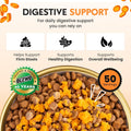Olewo Original Carrots for Dogs – Fiber for Perfect Poop, Dehydrated Dog Food Toppers for Picky Eaters, Natural Skin & Coat Support, Multivitamin, Probiotics for Digestive & Gut Health, 1 lb