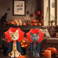 Cat Halloween Costumes Dog Halloween Vampire Costume Funny Pet Vampire Devil Cape Cloak Halloween Costumes for Cats XS S