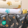 Luciphia 3 Pack Cute Cat Blankets Cozy Small Throw for Pet Puppy,23"x16"