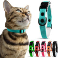 OutdoorBengal Durable Breakaway Cat Collar, No Bell (Blue, M/L)