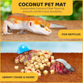 SunGrow Coco Fiber Hermit Crab & Reptile Carpet, Gecko Terrarium Liner, and Floor Bedding Substrate & Supplies, Climbing