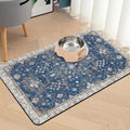 Pet Food Mats for Floor, Absorbent Dog Mat for Food and Water Dispenser Mat, Dog Food Mat Quick Dry Cat Food Mat Pet Sup