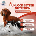 NWC Naturals Total-Zymes Digestive Enzymes for Cats and Dogs, Unflavored, Gut Health with Prebiotic to Support Food Digestion & Absorption, 365 Servings - 8 Ounces