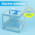 AQUANEAT Fish Tank Breeder Small Mesh Net Fry Saver Aquarium Spawn Hatchery Isolation with Suction Cups Hatchery Incubat