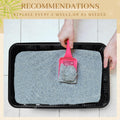 Reallnaive 30 Pcs Disposable Litter Boxes for Growing Cat, Plastic Cat Litter Trays, 3 Sizes 16.5 x 11 Inches/ 11.8 x 9.