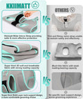 Kkiimatt Dog Grooming Hammock Harness, Small Dog Groming Sling, Gray Dog Hanging Harness for Nail Trimming,Dog Nail Clipping Hanger Restraint Holder