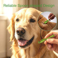 Tick Removal Tool & Twister Kit for Dogs, Cats & Humans, 4-Pack Portable Tick Remover Spoon & Puller Set with ID Card - 