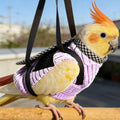 2Pcs Portable Bird Carrier Bag, Escape Resistant Parrot Carrier Bag Harness, Walking Outfit Anti-Scratch Protective Clot