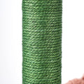AIWIKIDE 37.4" Cactus Cat Tree Tower with Twin Cat Condos for Indoor Cats, All-in-One Activity Center with Cat Scratching Post Cozy Sleeping Perch Hammock and Toy Balls,Green