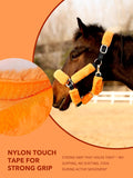 Harrison Howard Fleece Halter Covers for Horses, Set of 9, Prevent Hair Loss Pressure Marks, Padded Horse Halter Fleece 