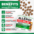 Dog Allergy Relief Chews - 170 Treats, Itchy Skin and Seasonal Itch Support