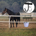 Tack Rack with Swivel Hooks,6 Hook Portable Bridle Hooks Tack Hangers for Horse Tack Holder Stall Barn and Fence(Black)